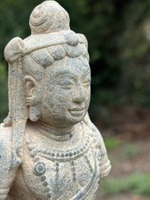 CHINESE QING DYNASTY OR EARLIER CALCIFIED JADE BUDDHA ON LOTUS THRONE