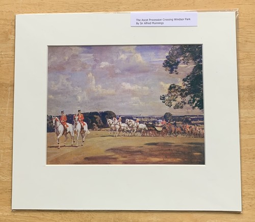 Sir alfred munnings - munnings;, ascot