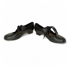 BLOCH Tap Shoes Size 6 Black Dancing Techno Tap Shoes Womenswear - Preloved