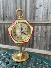 1970s Rhythm 2 Jewels Wind-Up Mechanical Mantel Clock – Made in Japan Vintage