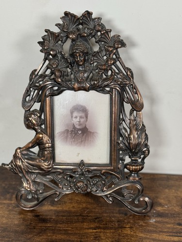 Vintage art nouveau bronzed - vintage,