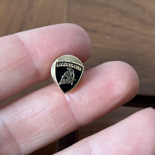 Lamborghini badge tiny brass - lamborghini,