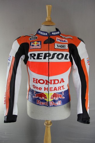 White orange blue - blue, leather