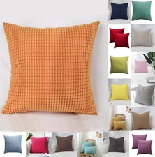 Soft Corduroy Solid Cushion