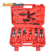 9Pc Flexible Hose Clamp Clip