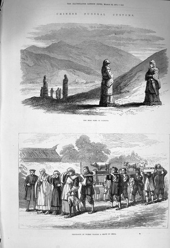 Original old antique - old, print