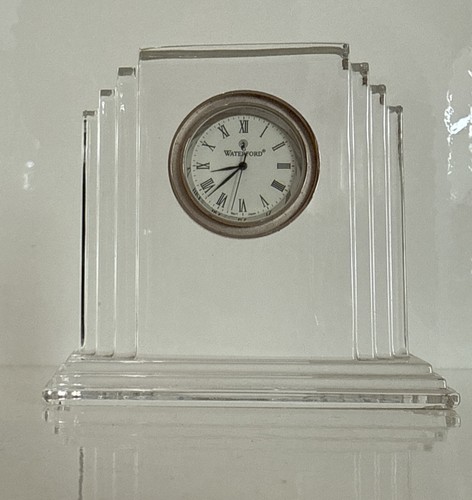 Waterford crystal desk clock - waterford,
