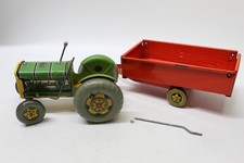 Mettoy Tinplate Tractor and Trailer - Spares or Repair