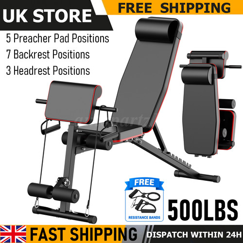 Adjustable weight bench - bench, gym