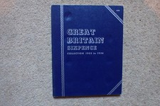Whitman Folder for Sixpences, 1902 to 1936, No 9689, see images.