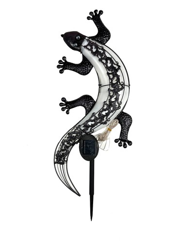 Solar powered gecko metal - gecko,
