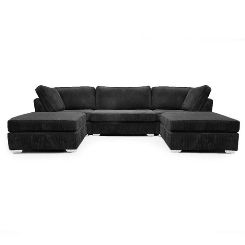 Modern shaped black - black, jumbo