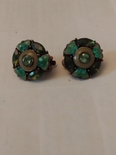 Unusual vintage gold - gold, tone