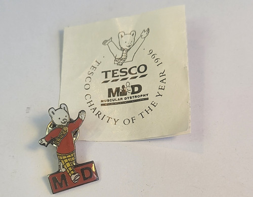 New rupert bear metal enamel - rupert,