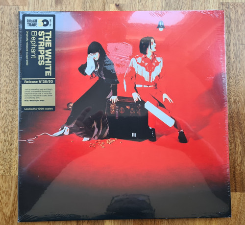 White stripes elephant - white,