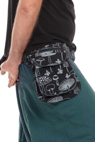 Mushroom print unisex pocket - mushroom,