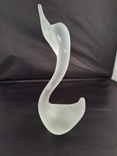 Vintage frosted crystal glass - crystal,