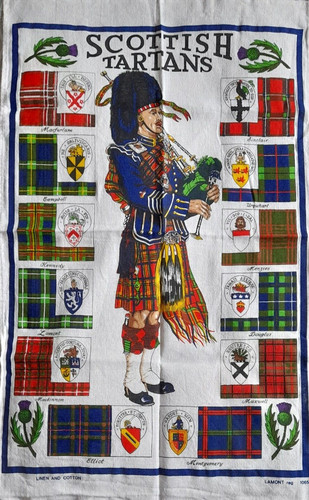 Scottish tartans vintage - tartans,