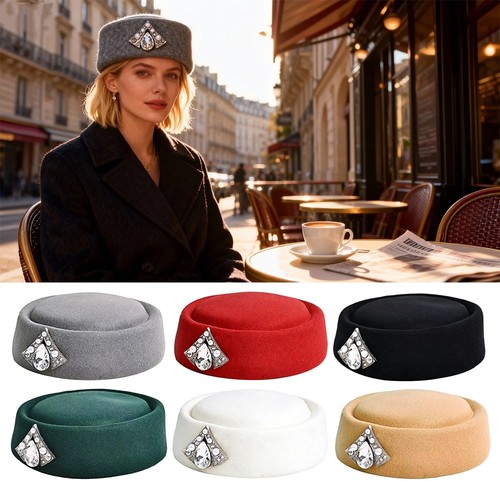 Crystal embellished top hats - crystal,