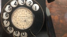 Vintage Bakerlite Black Phone