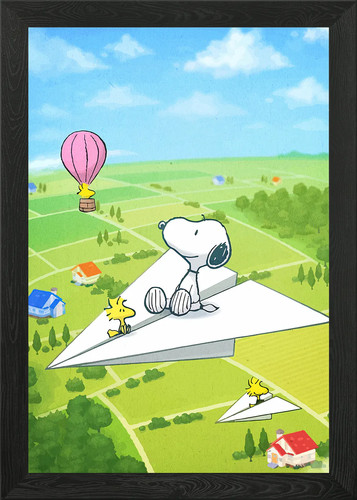 Snoopy and woodstock - and, paper