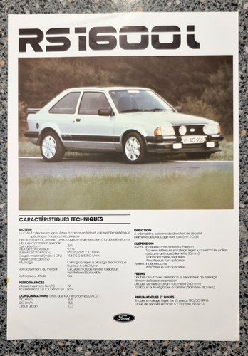 Rare ford escort rs1600i - escort,