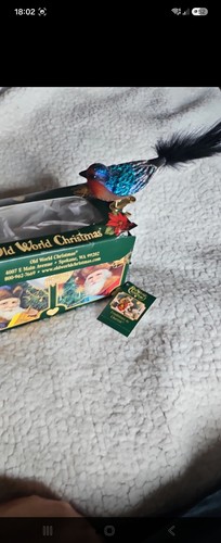Old world christmas hand blown - old,