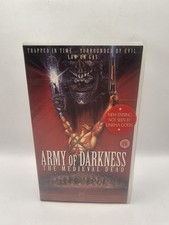 Army of Darkness (VHS, 1993) Bruce Campbell PAL UK Evil Dead III Unseen Ending