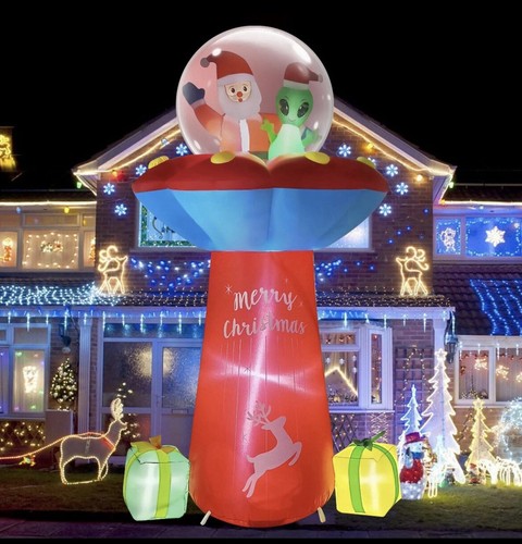 5ft inflatable santa with - inflatable,