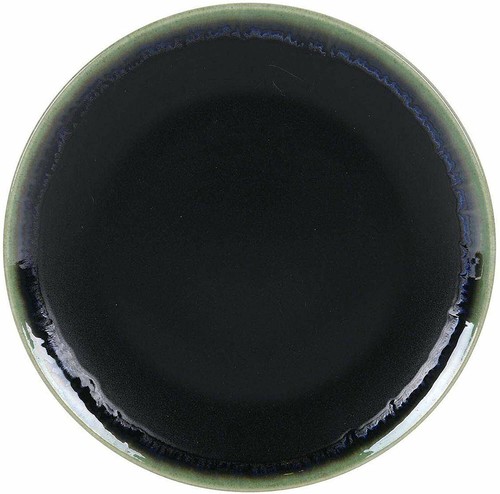 Dinner plates black stoneware - dinner,
