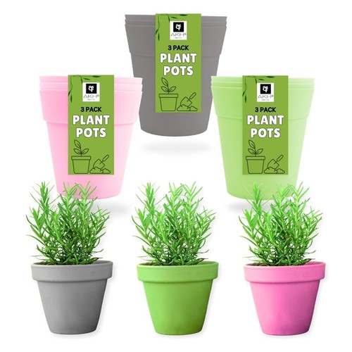 Plastic plant pots 13cm x - plastic, (13cm