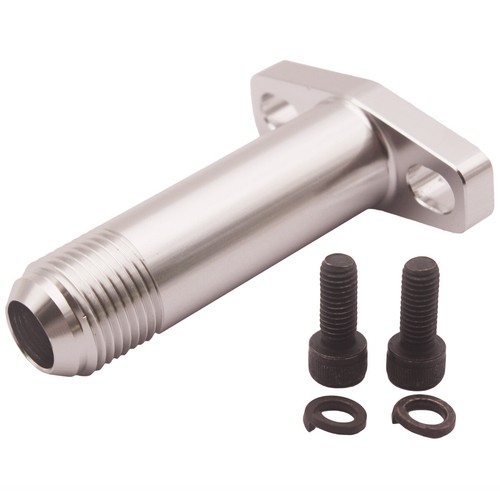 Aluminum turbo oil drain - aluminum,