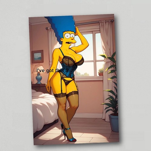 Fridge magnet marg - marg, simpson