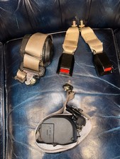 OEM Rover Mini MPI Inertia Rear Seatbelts - Gold / Beige Classic - Seat Belts