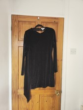 Topshop Women's Velvet Black