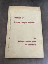 Manual of Rugby League Football : Vintage 1960s Paperback : W Fallowfield Leeds