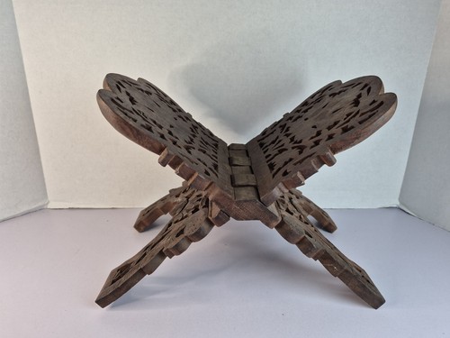 Book stand handcarved - handcarved, wood