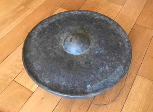 Large brass bronze gong - brass,