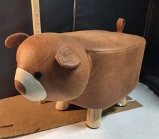 Childs Brown Bear  Step Stool