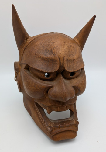 Japanese wooden hannya - japanese,