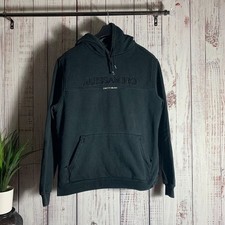 Zavetti Alessandro Mens Black Embroided Pullover Hoodie Size Large/XL