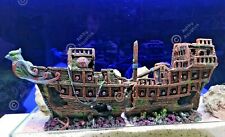 57 cm LARGE 2 Piece Galeon Shipwreck phoenix Aquarium Fish Tank Ship Ornament