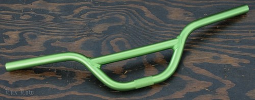 Green alloy rise bmx - green, 4"rise