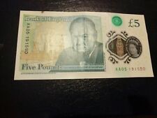 £5 note new AA serial in good condition see photos 