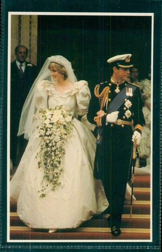 Royalty postcard charles and - -,