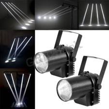 2X 30W LED White Pinspot Light