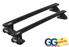 Thule Evo Black WingBars Roof Rack Bars | VW Golf mk5 mk6 3/5dr 2004-2012