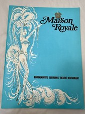 Susan Maughan signed Maison
