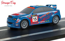 Scalextric start rally - start, car