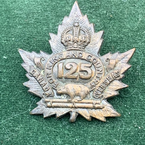 Ww1 125th canadian - ww1,
